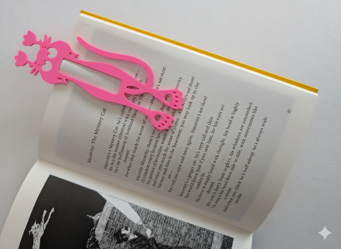 Curious Cat Bookmark