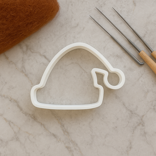 Santa Hat Needle Felting Template – Add Festive Cheer to Your Creations