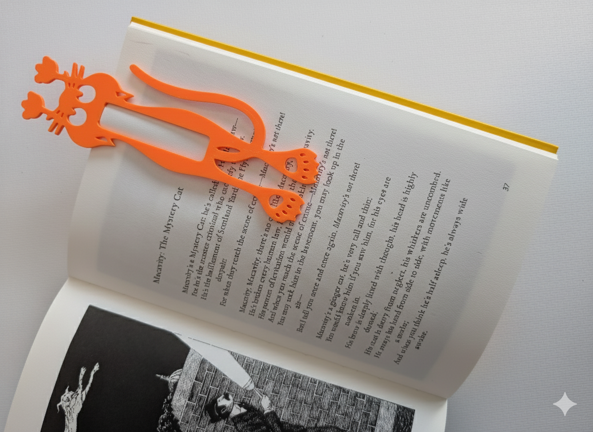 Curious Cat Bookmark