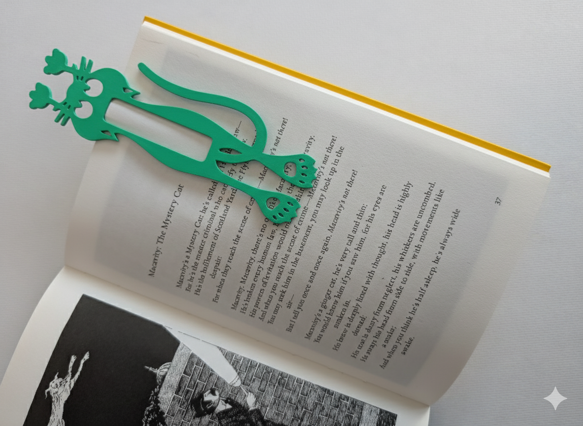 Curious Cat Bookmark