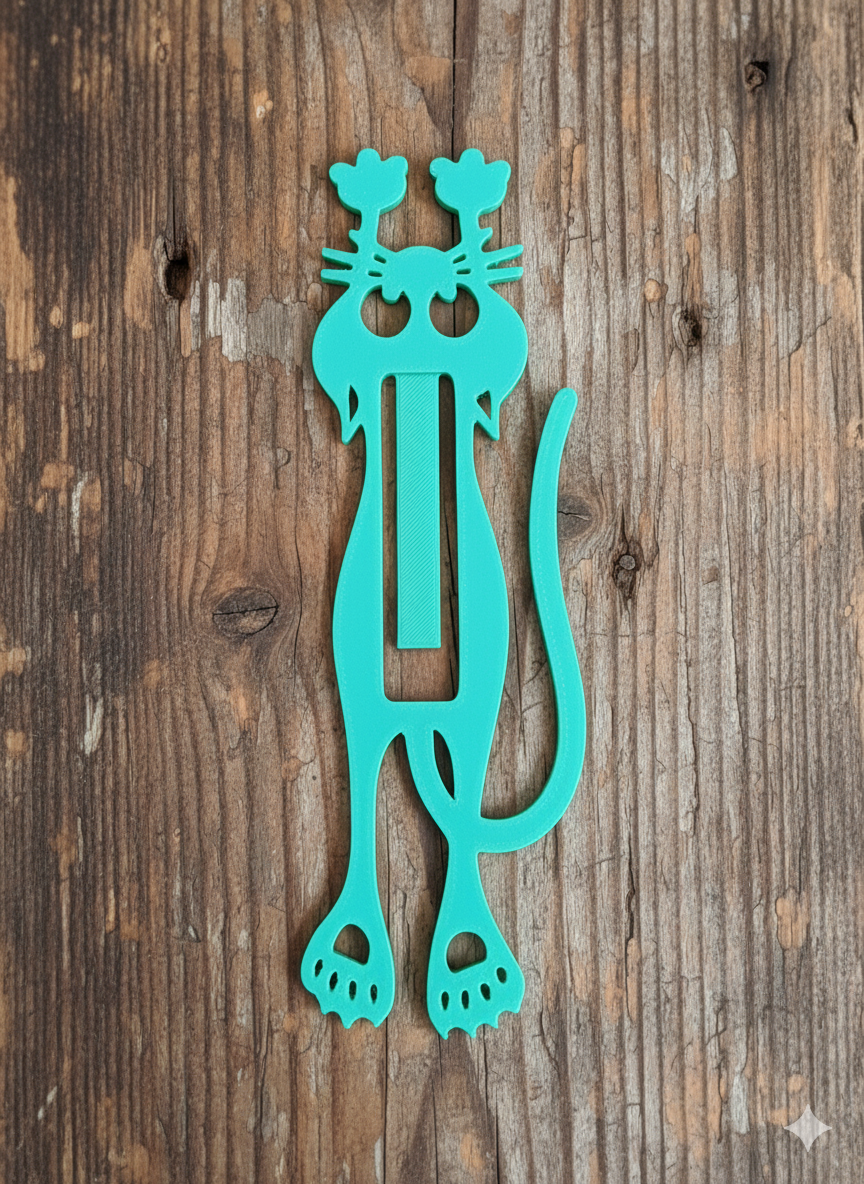 Curious Cat Bookmark