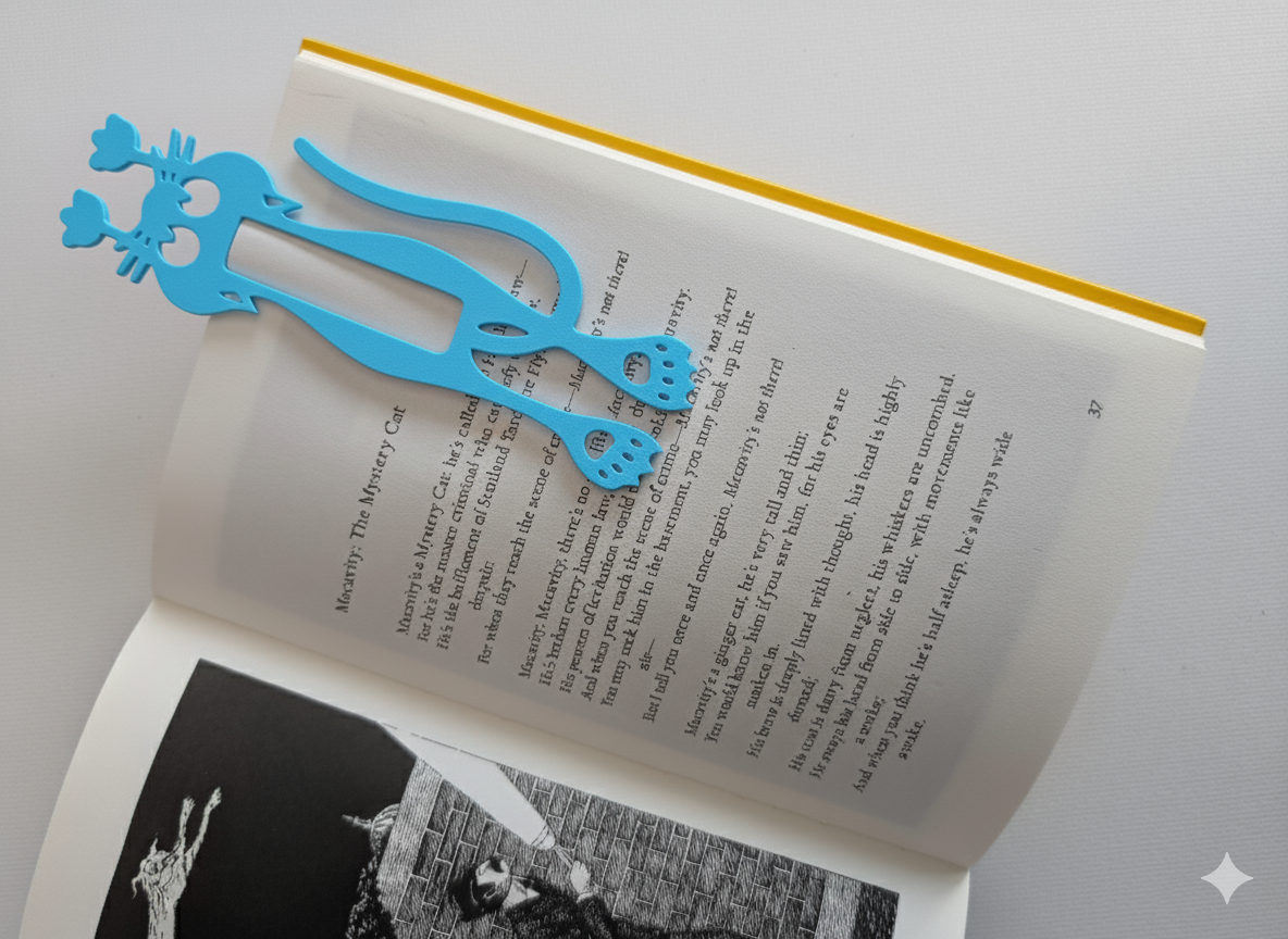 Curious Cat Bookmark