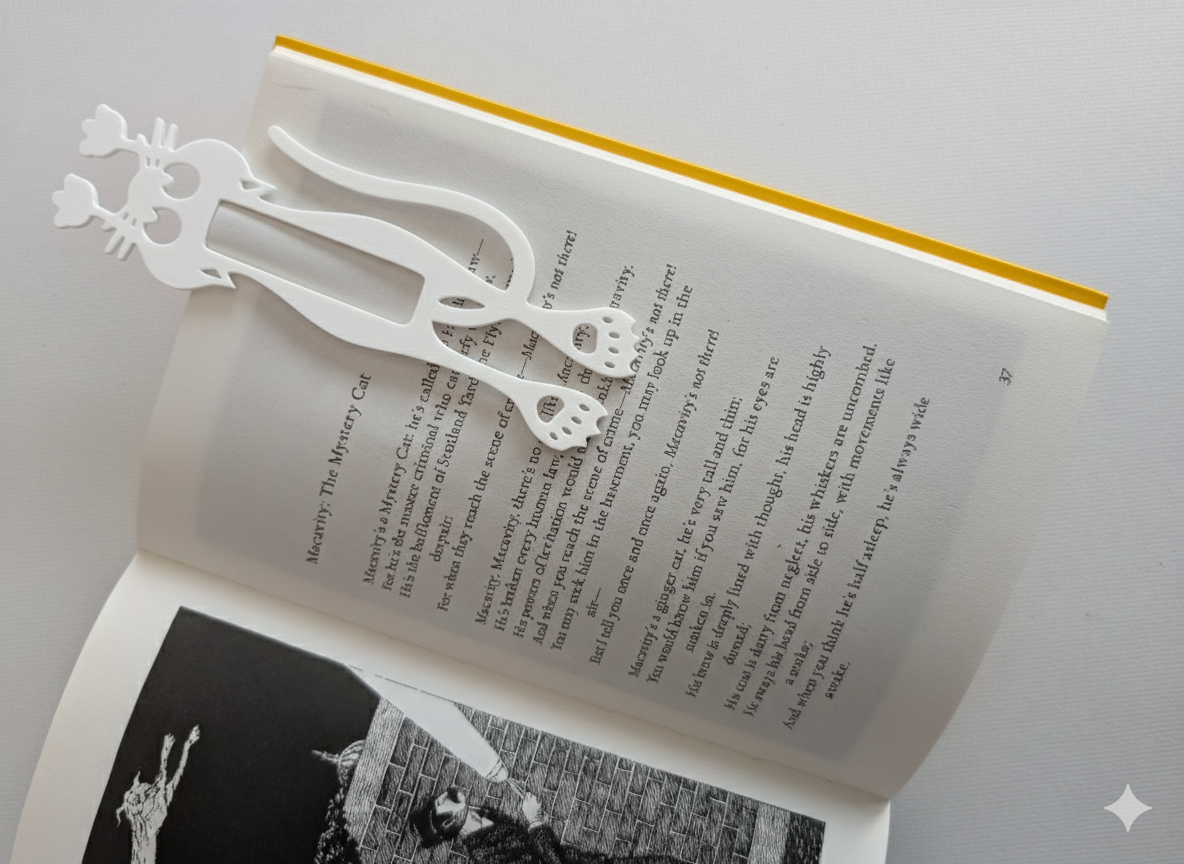 Curious Cat Bookmark