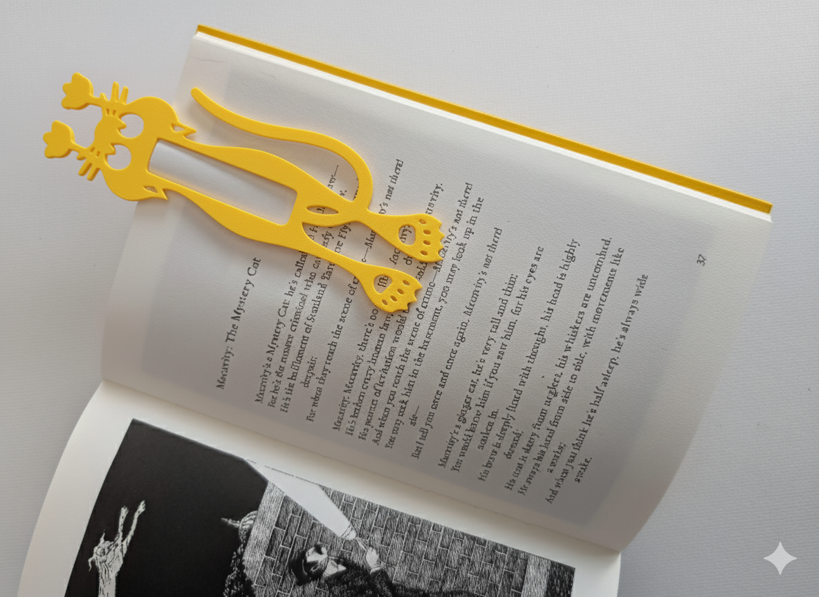 Curious Cat Bookmark