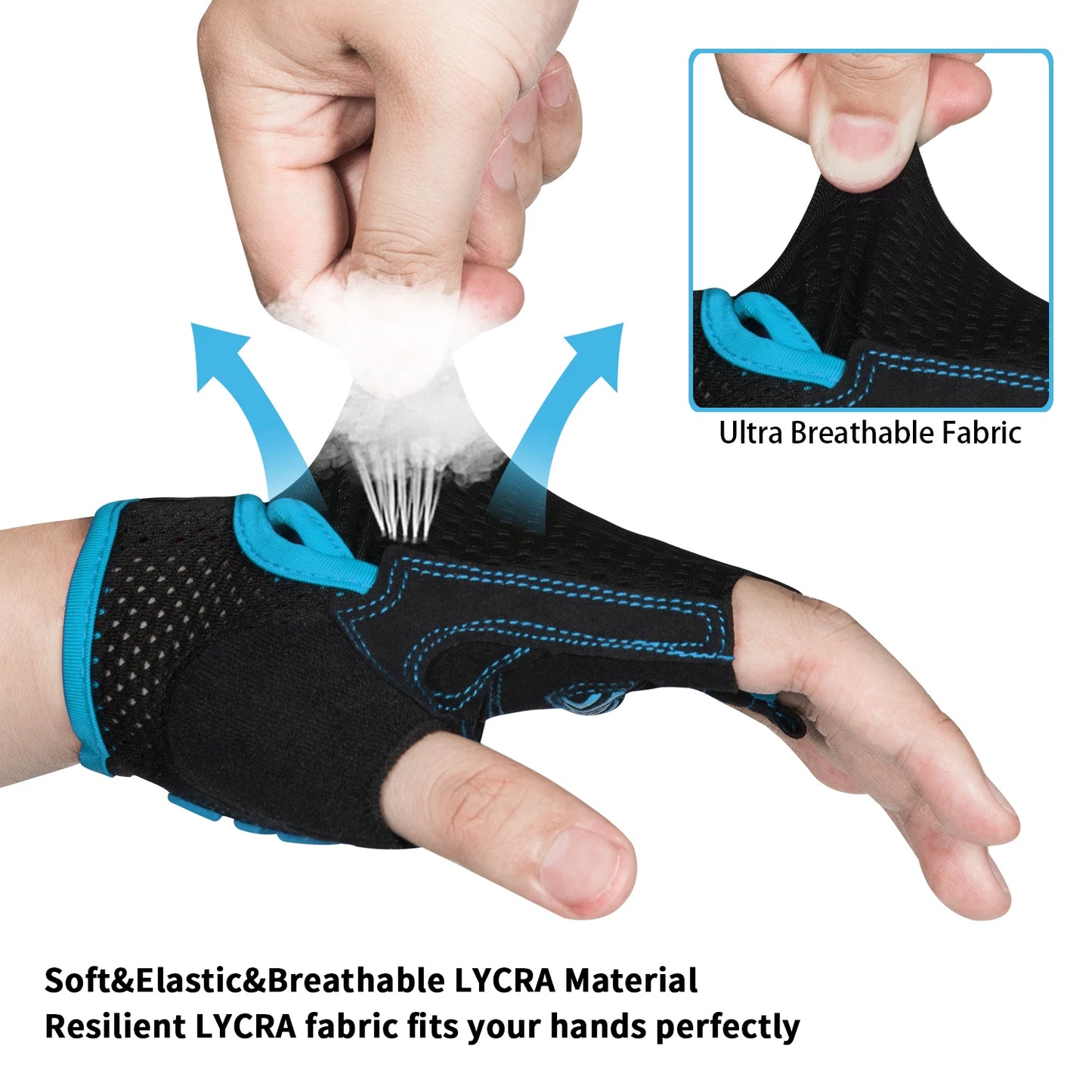 Conquer the Trail: Half-Finger Bike Gloves with Superior Grip & Shock Absorption