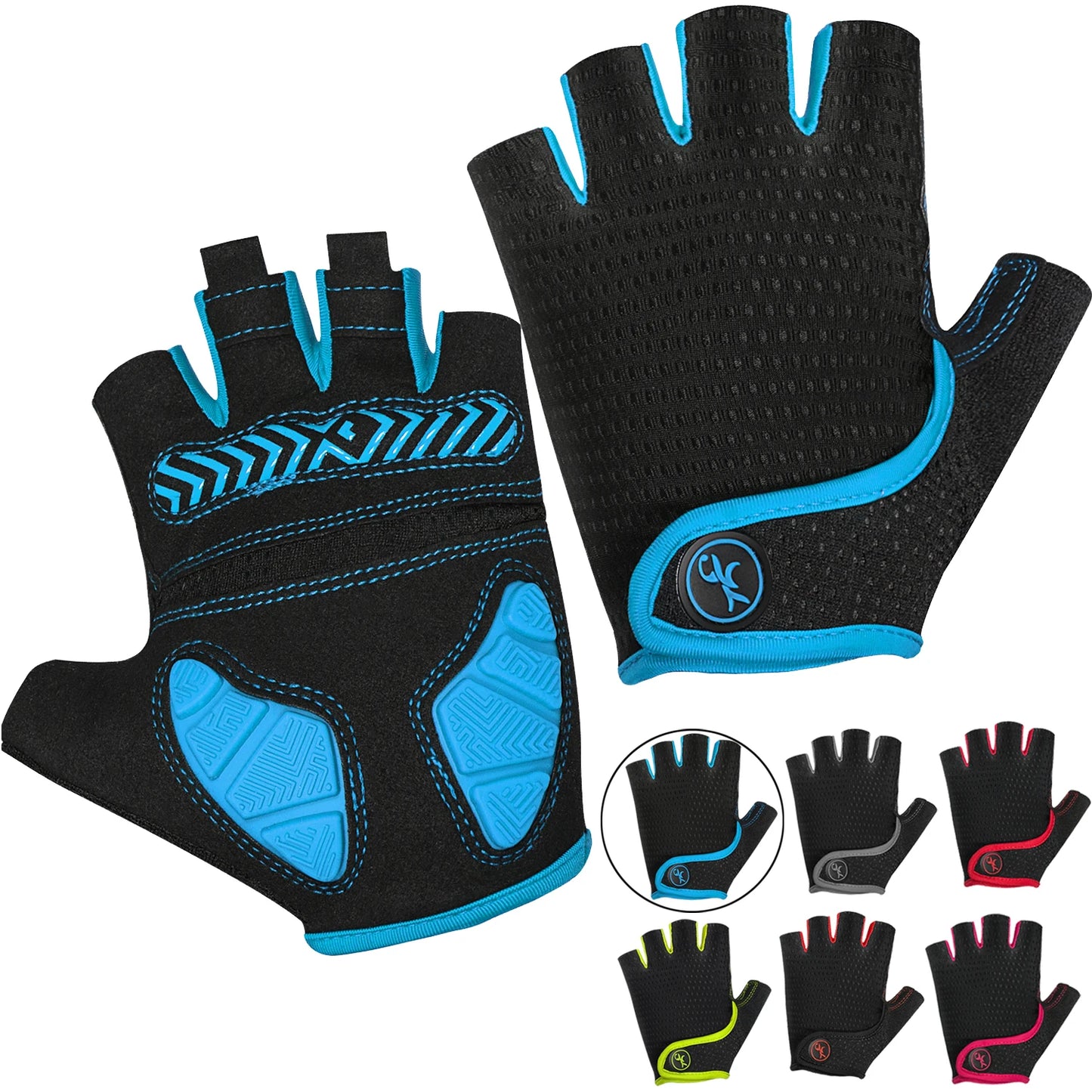 Conquer the Trail: Half-Finger Bike Gloves with Superior Grip & Shock Absorption