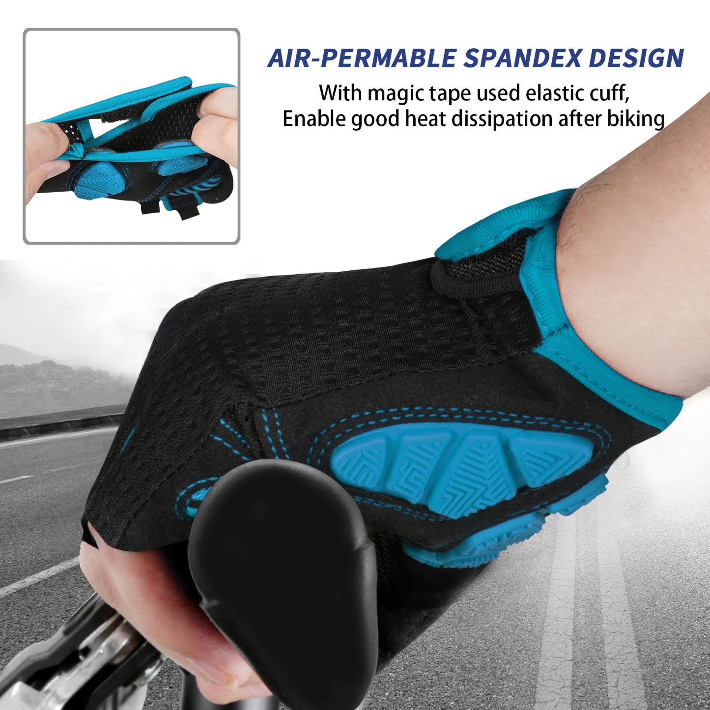 Conquer the Trail: Half-Finger Bike Gloves with Superior Grip & Shock Absorption