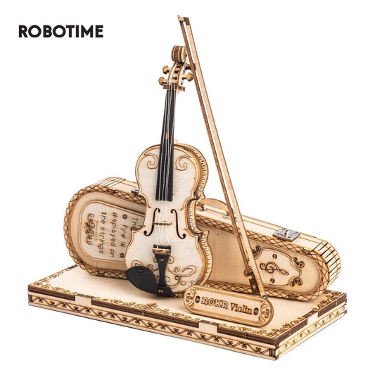 Violin Capriccio 3D Wooden Model: Easy Assembly, Exquisite Design Robotime ROKR