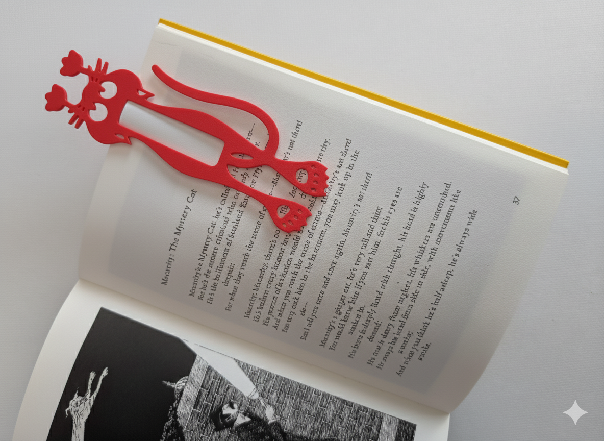 Curious Cat Bookmark