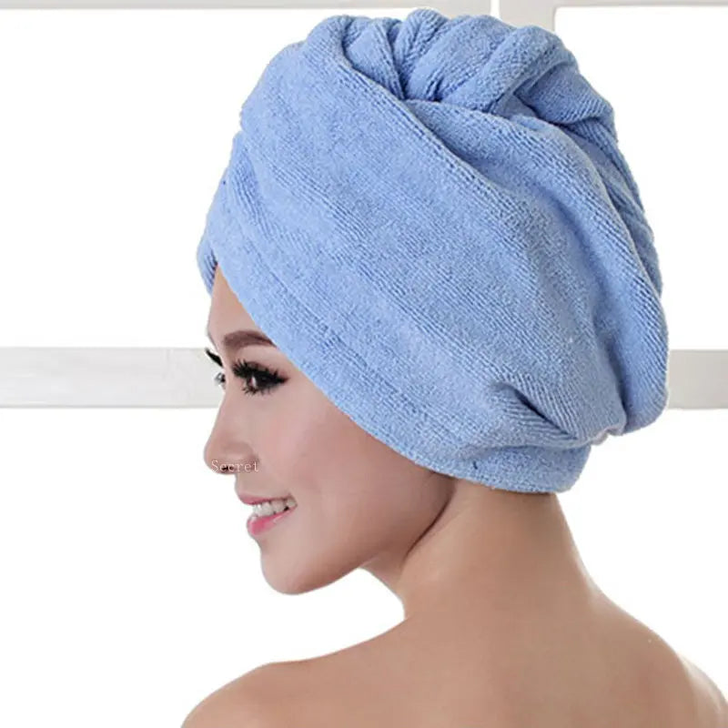 Dry Hair Faster: Microfiber Hair Wrap for Effortless Styling