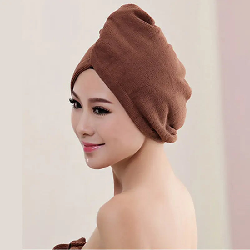 Dry Hair Faster: Microfiber Hair Wrap for Effortless Styling