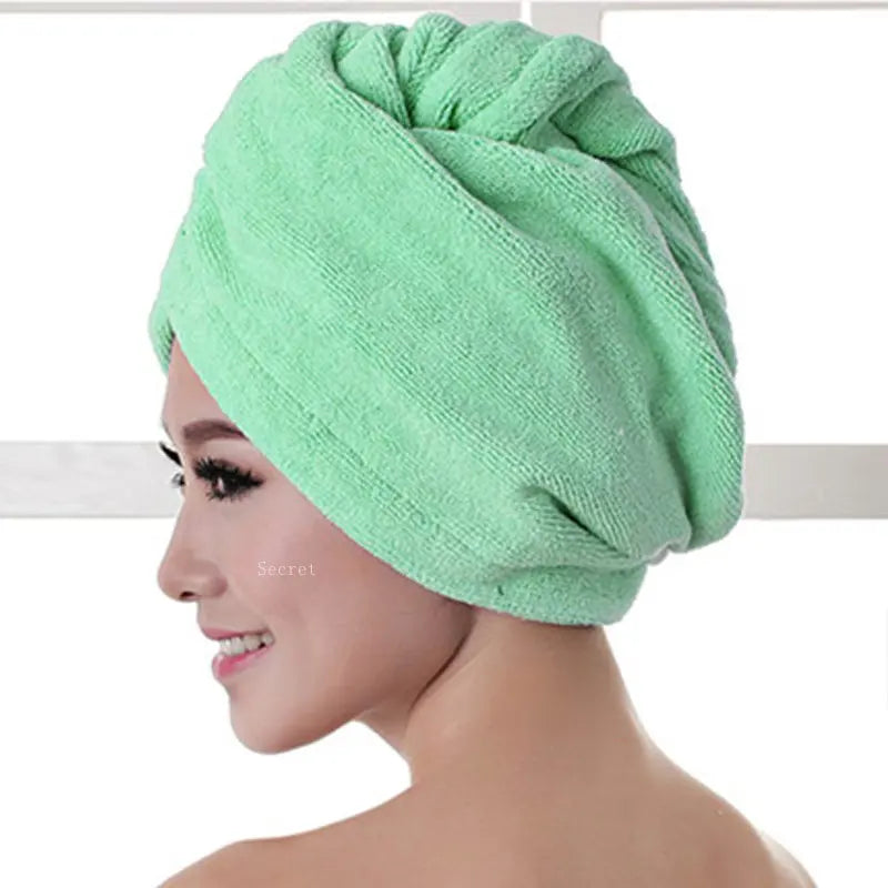 Dry Hair Faster: Microfiber Hair Wrap for Effortless Styling